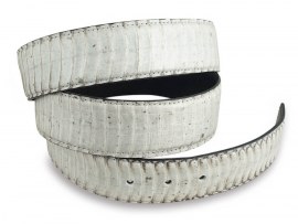 Классический ремень из кожи кобры