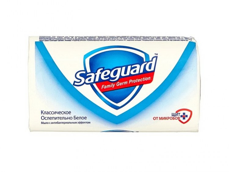 Антибактериальное кусковое мыло Safeguard, 90 гр.